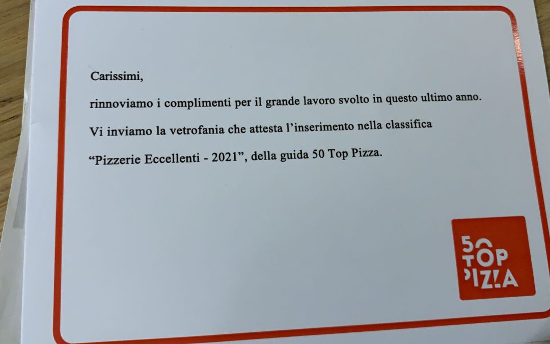 Oi Marì nella lista delle Pizzerie Eccellenti 2021